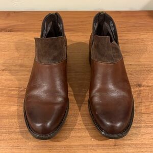 Born leather ankle booties